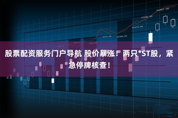 股票配资服务门户导航 股价暴涨！两只*ST股，紧急停牌核查！