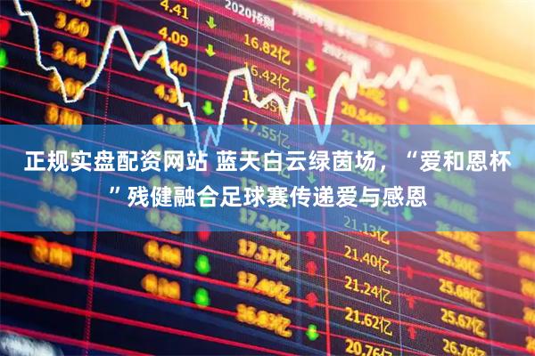 正规实盘配资网站 蓝天白云绿茵场，“爱和恩杯”残健融合足球赛传递爱与感恩